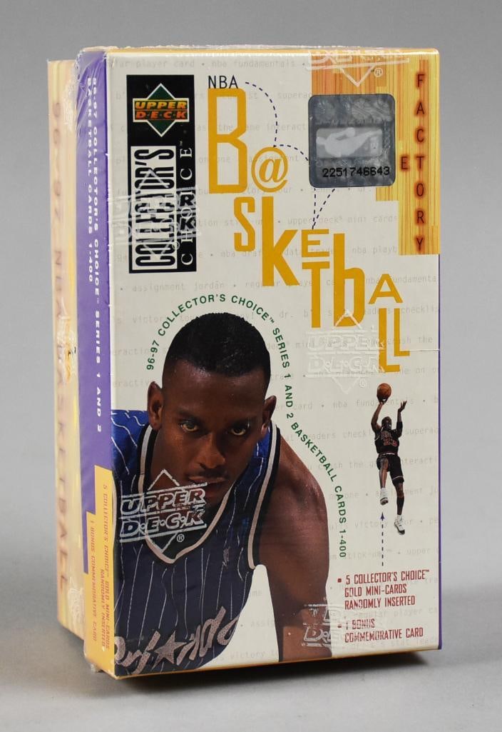 Upper Deck Collector's Choice Basketball Factory Set, Sealed: This lot is for an Upper Deck Collector's Choice factory set for Basketball. It is factory sealed from 1996-97, series one and two.