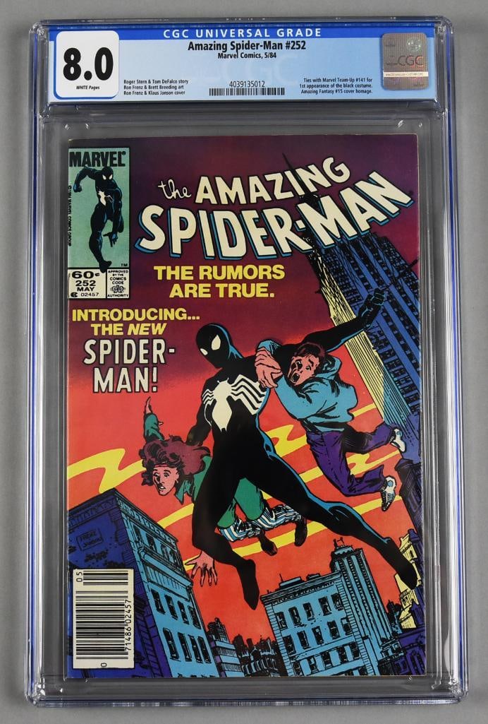 1984 Marvel Comics Amazing Spider-Man #252 CGC 8.0 (1 of 3)