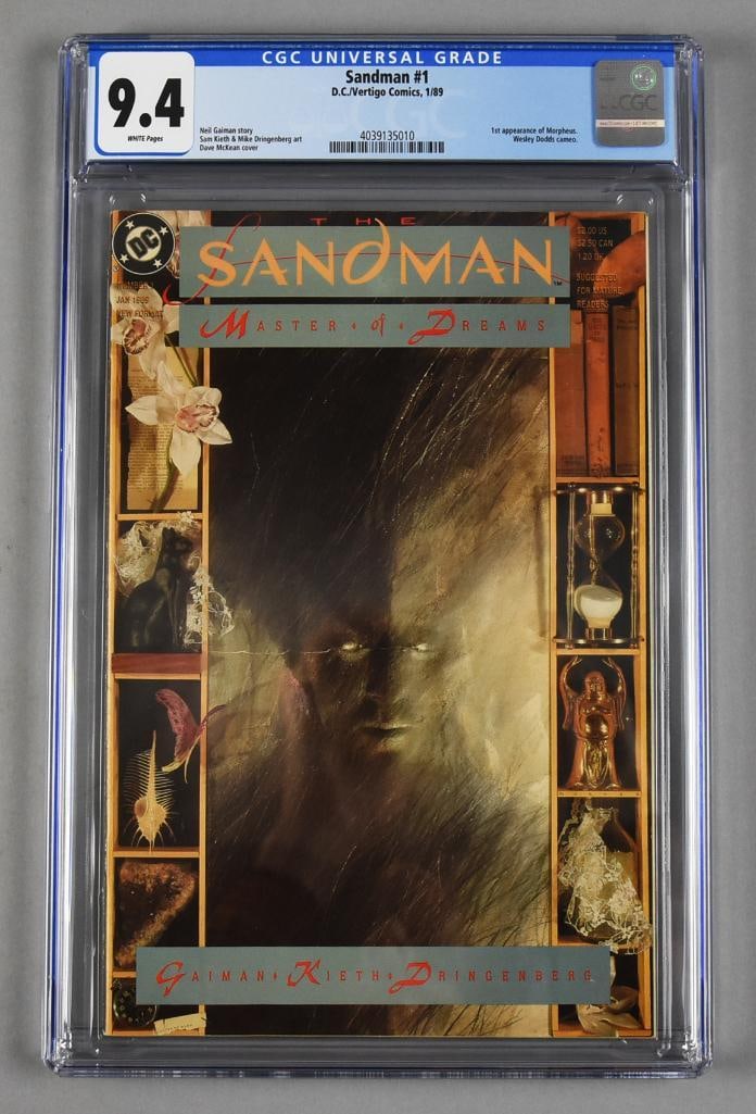 1989 DC Comics Sandman Master of Dreams #1 CGC 9.4 (1 of 3)