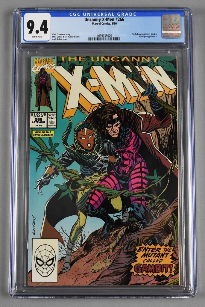 1990 Marvel The Uncanny X-Men #266 Comic CGC Graded 9.4 (1 of 3)