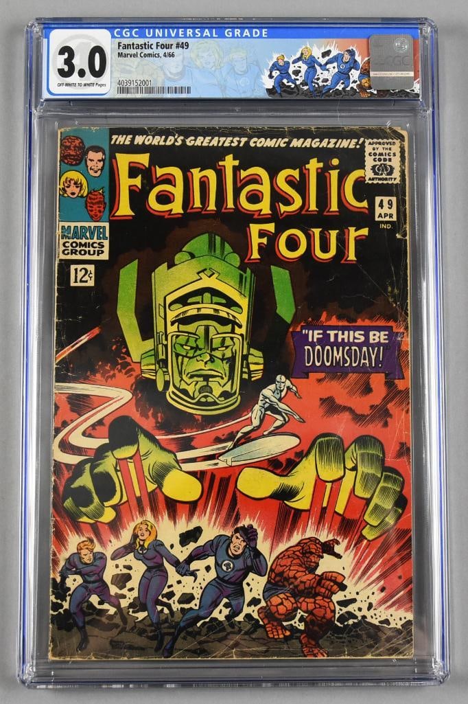 1966 Marvel Comics Fantastic Four #49, CGC 3.0 (1 of 3)