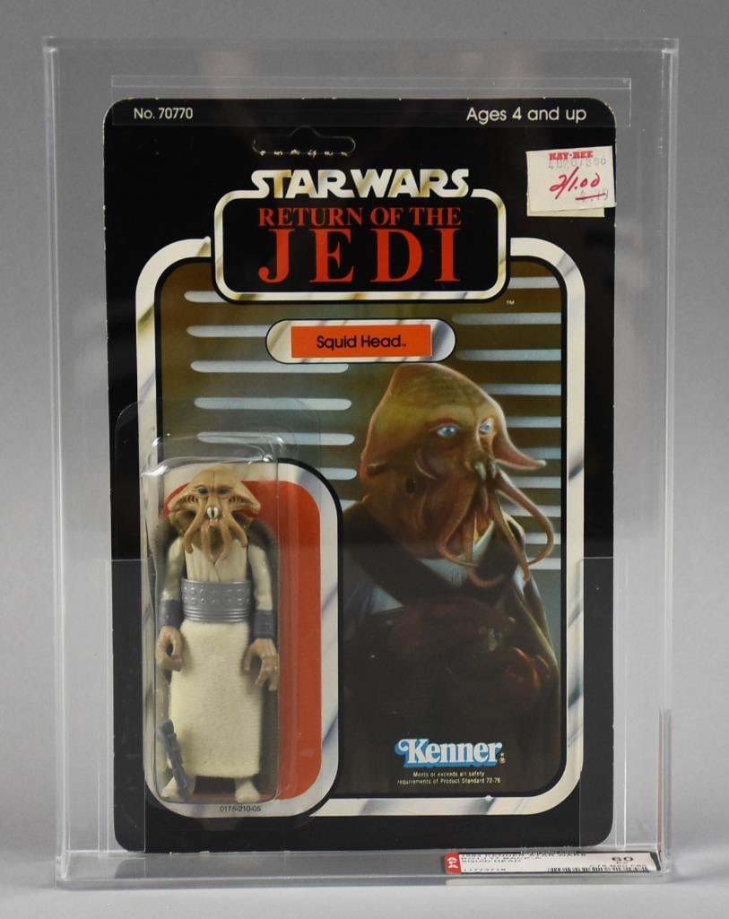 1984 Kenner Star Wars Squid Head 77A Back AFA 60 EX (1 of 4)