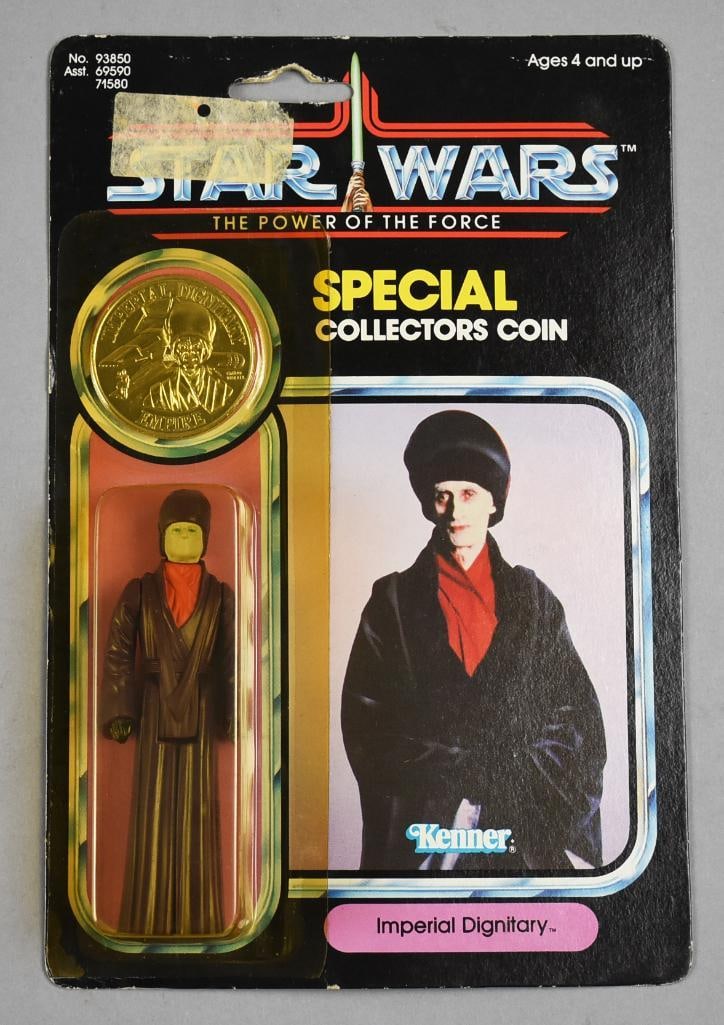 1984 Kenner Star Wars POTF Imperial Dignitary Coin 92A Back-NOS (1 of 5)