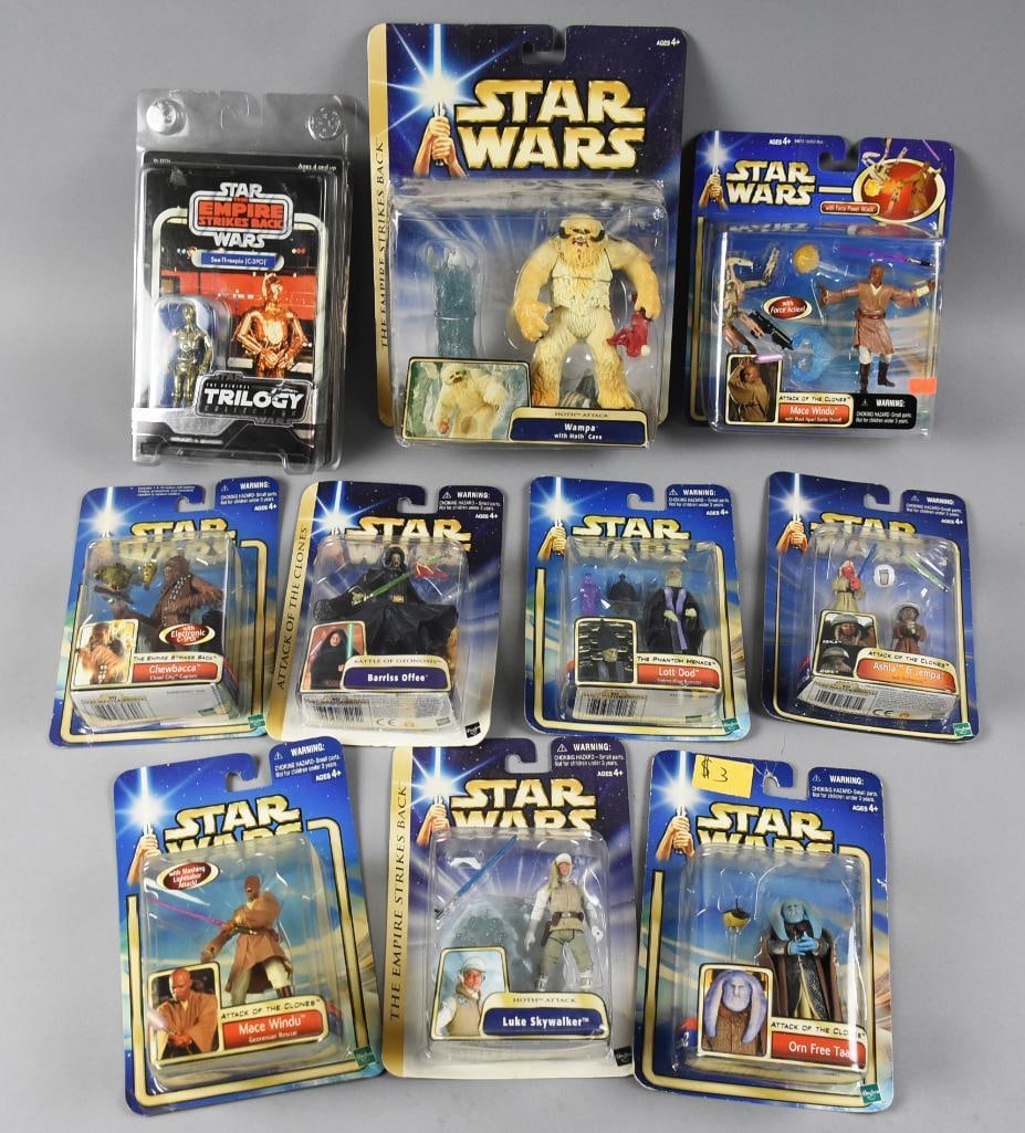 (10) Kenner Star Wars Assorted Action Figures MOC NOS (1 of 3)