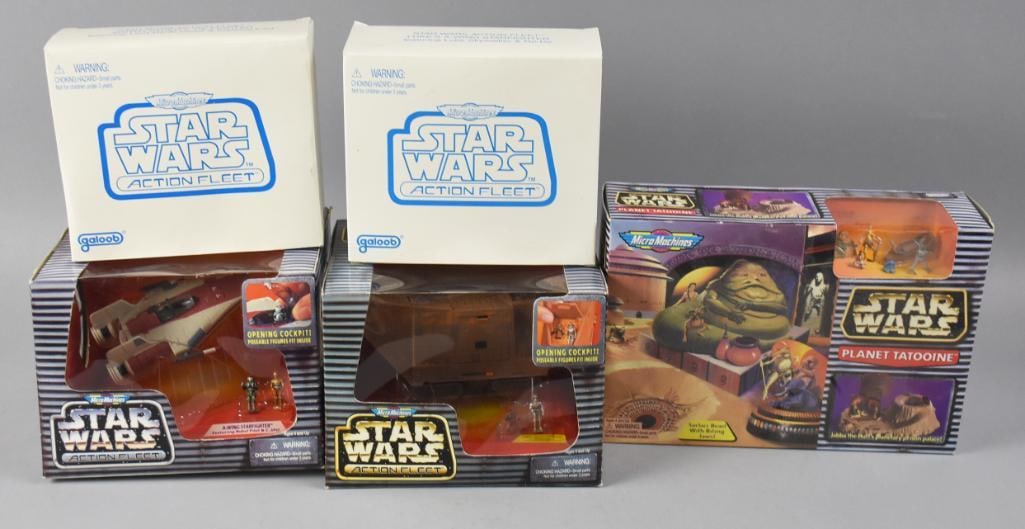 Galoob Micro Machines Star Wars Action Fleet MIP NOS: Lot is for Galoob Micro Machines Star Wars Action Fleet with Planet Tatooine.?