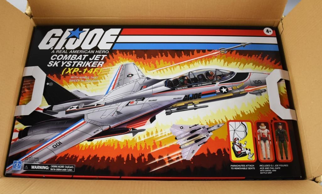 2000s Hasbro GI Joe Skystriker Factory Case: Lot is for the HasLab Hasbro GI Joe Skystriker in the original factory case.?