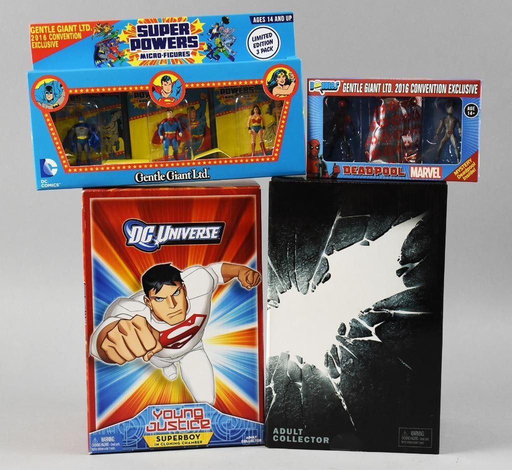 Assorted DC and Marvel Comics Action Figures MIB NOS