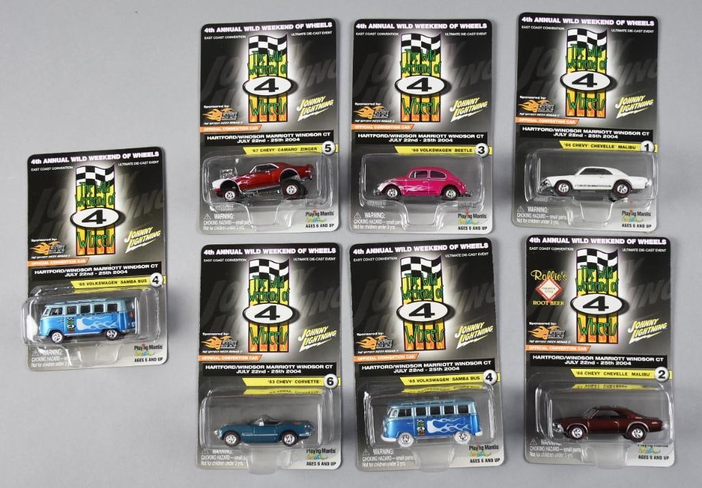 2004 Johnny Lightning Wild Weekend of 4 Wheels MOC NOS (1 of 3)