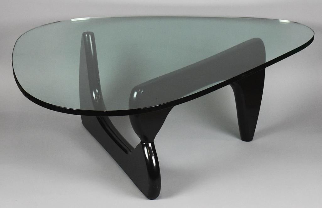 Signed Isamu Noguchi MCM Modernist Glass Coffee Table (1 of 15)