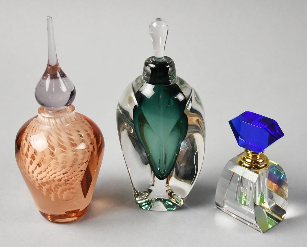 Blown Art Glass Perfume Bottles, Winfisky & More (1 of 7)