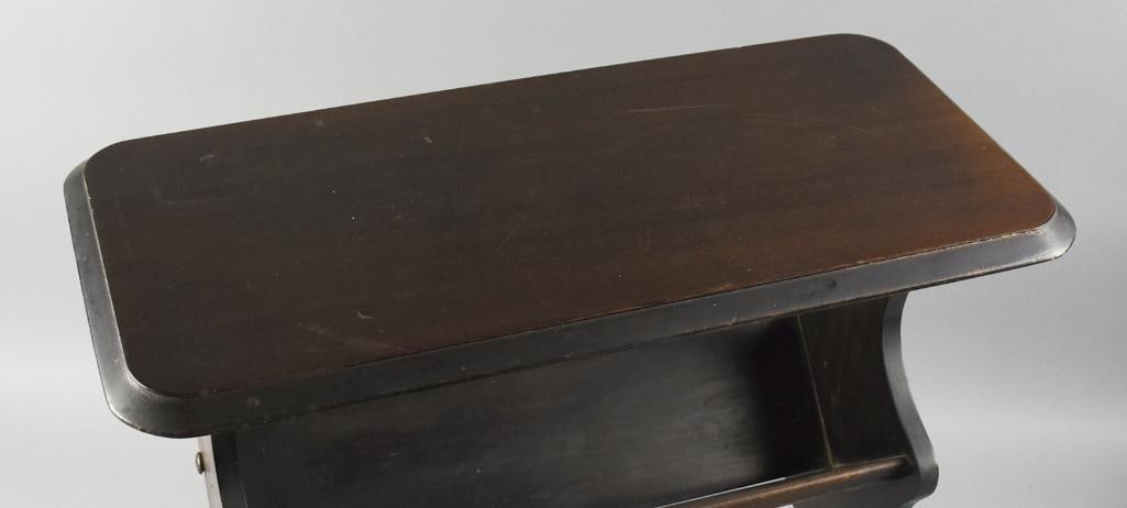 c1910 Spanish Colonial Side Table, Book Shelf - 6