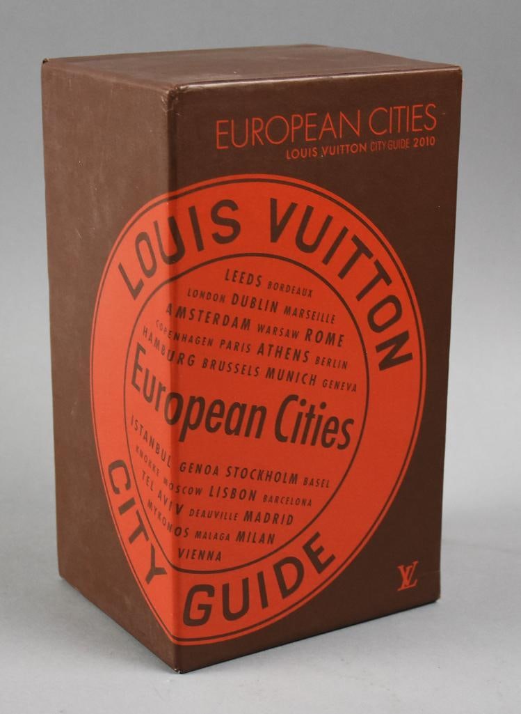 2010 Louis Vuitton City Guide - European Cities: Great set of books from Louis Vuitton. These volumes are city guides for European cities and come in the original outer sleeves.