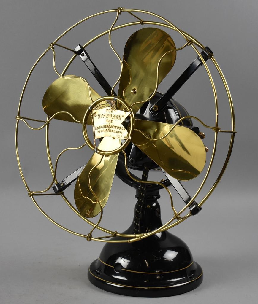 Antique Robbins & Myers Co Alternating Current Fan, Restored (1 of 8)