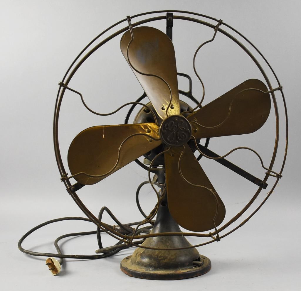 c1900 General Electric Alternating Current Fan (1 of 11)