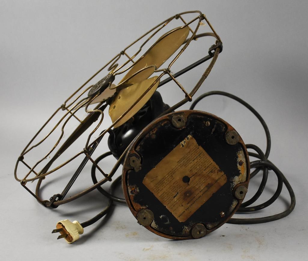 c1900 General Electric Alternating Current Fan - 8
