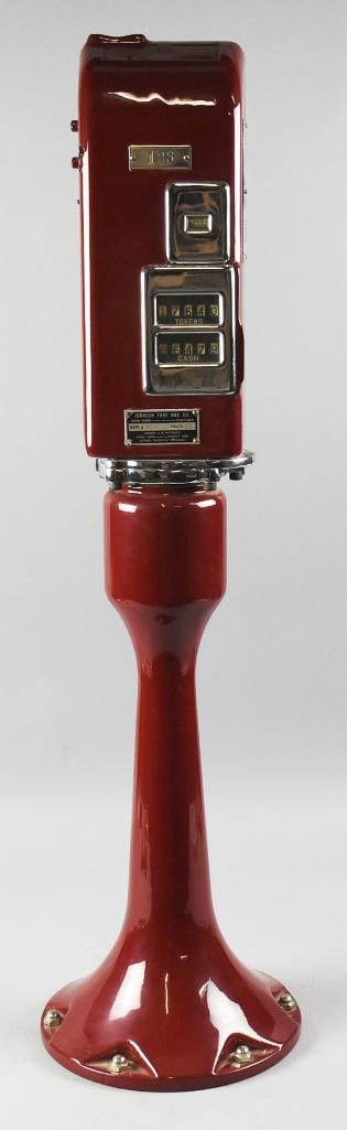 c1920 Johnson Fare Box Co, Trolley Fare Collector Restored (1 of 13)