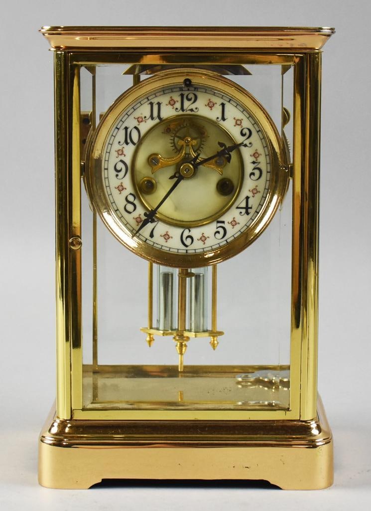 Antique Waterbury Clock Co. Toulon Regulator Mantle Clock (1 of 13)