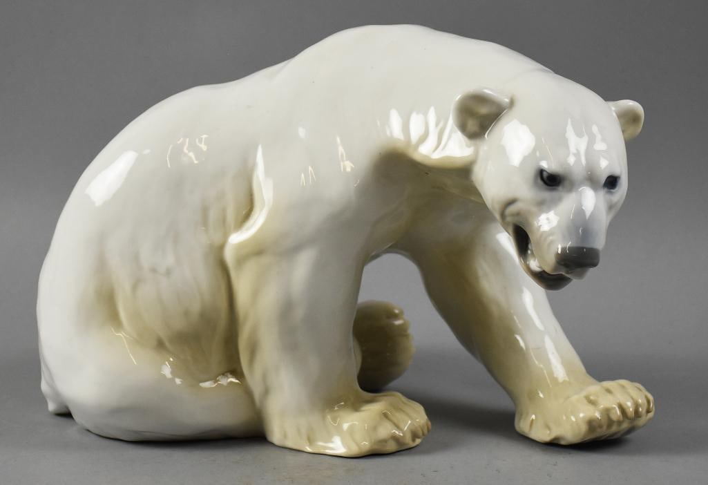 Vintage Bing & Grondahl Porcelain Polar Bear (1 of 8)