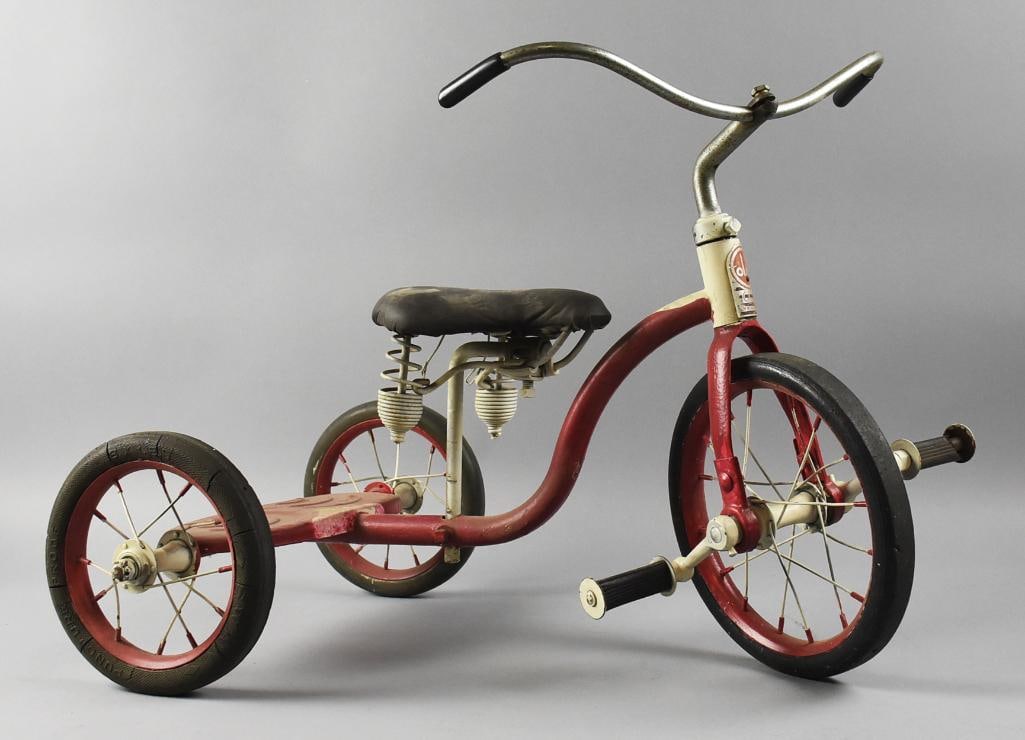 c1940 Colson Corp Red & White Tricycle (1 of 10)