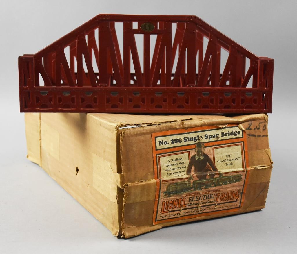 PreWar Lionel No. 280 Single Span Bridge, Orig Box (1 of 7)