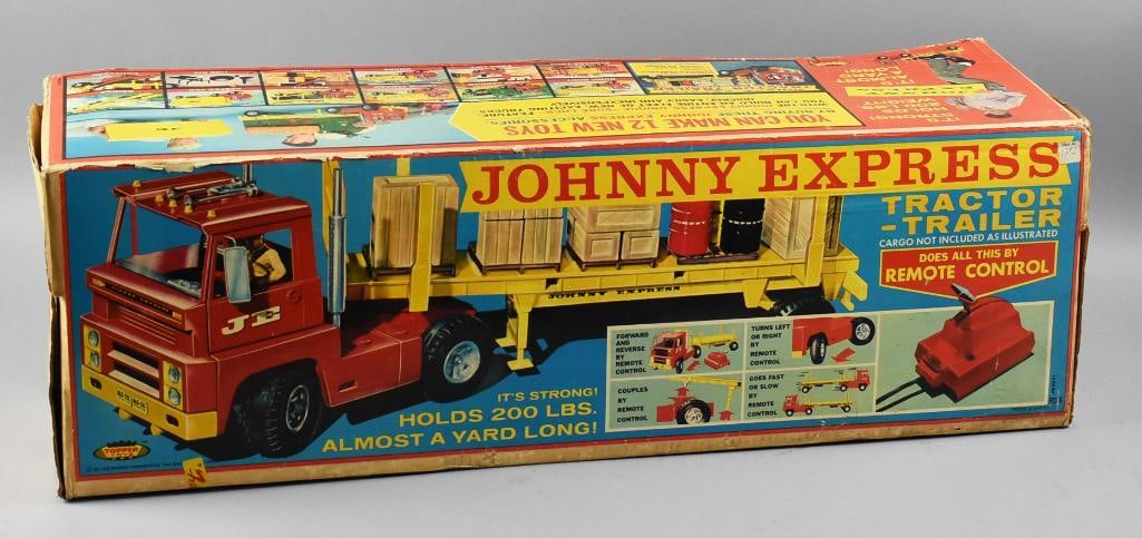 Vintage Topper Toys Johnny Express w Remote Control Orig Box (1 of 5)
