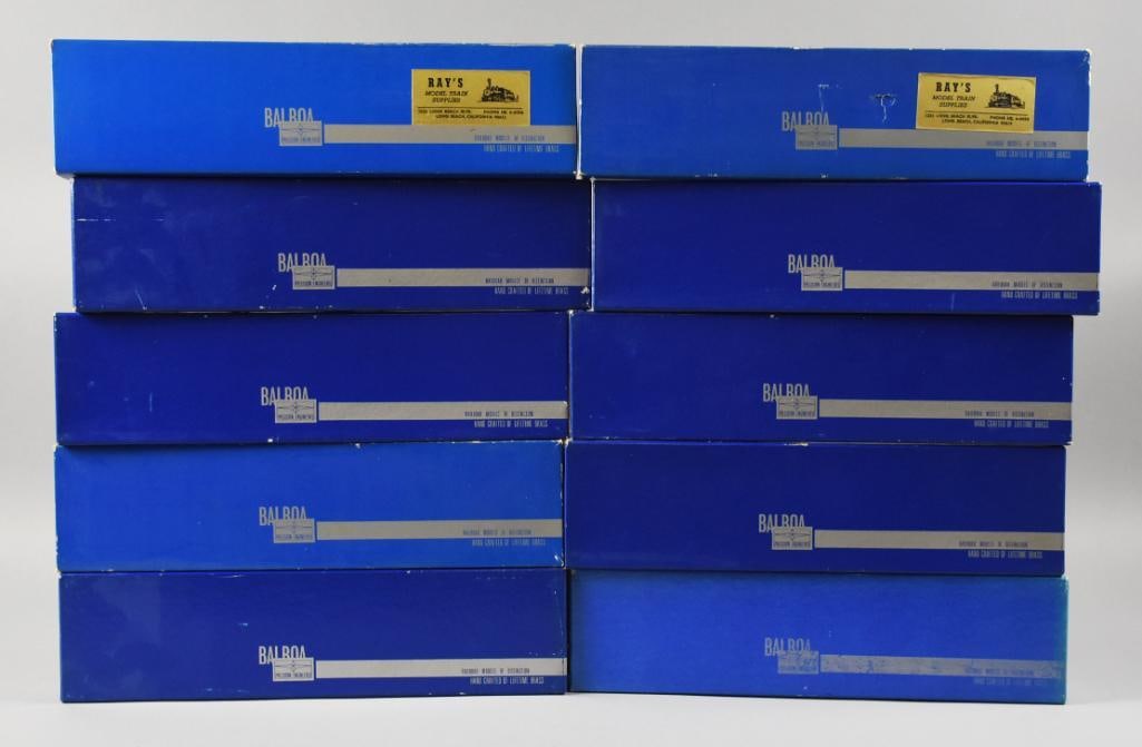 Vintage Balboa HO Scale Model Train Cars, MIB NOS (1 of 3)