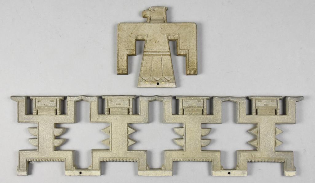 RARE Santa Fe Railroad El Capitan Thunderbird & Zuni Figures (1 of 4)