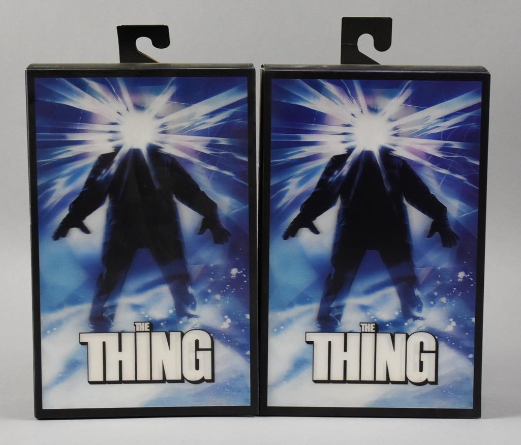 2022 NECA The Thing 40th Anniversary Action Figures MIB NOS: Lot is for a pair of action figures from NECA. They are in commemoration of the 40th anniversary of The Thing.