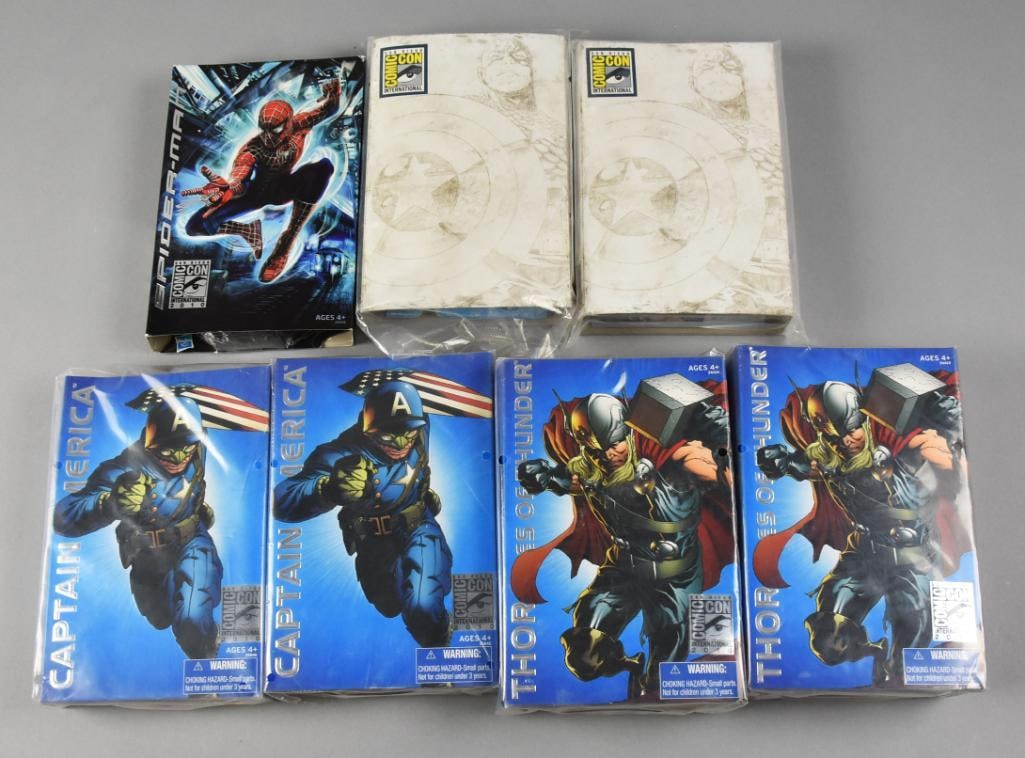 (7) 2000s Hasbro Marvel San Diego Comic Con Action Figs NOS (1 of 4)