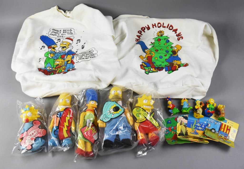 Vintage Burger King Premiums, Simpson Memorabilia, Mint (1 of 3)