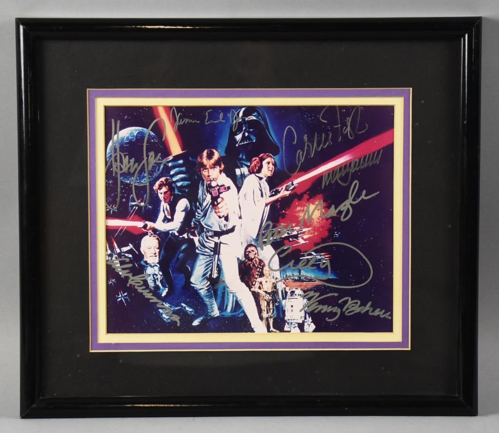 Star Wars: A New Hope CAST SIGNED Photo, Hamill Fisher Baker (1 of 8)