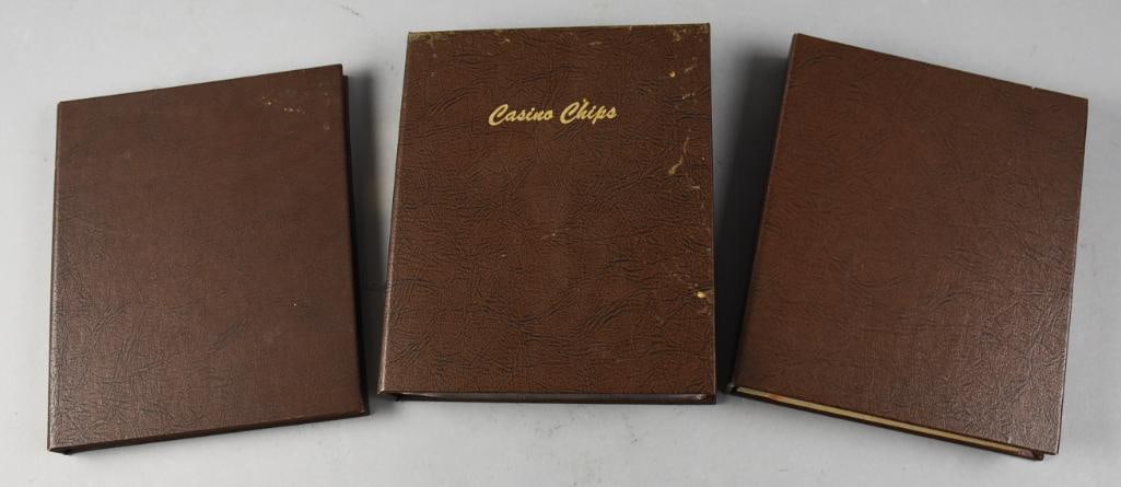 (3) Dansco Casino Chip Albums (1 of 9)