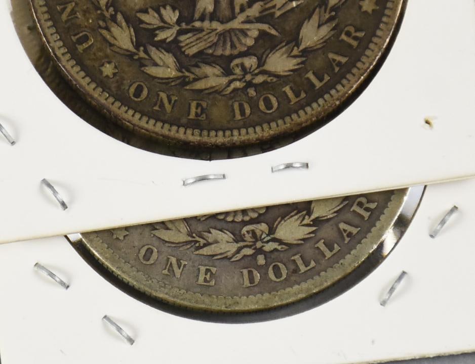 1892 S Morgan Silver Dollars - - 4
