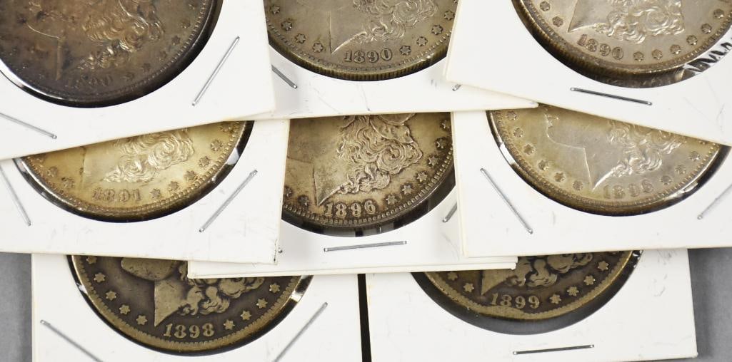 1890-1899 Morgan Silver Dollars - 3