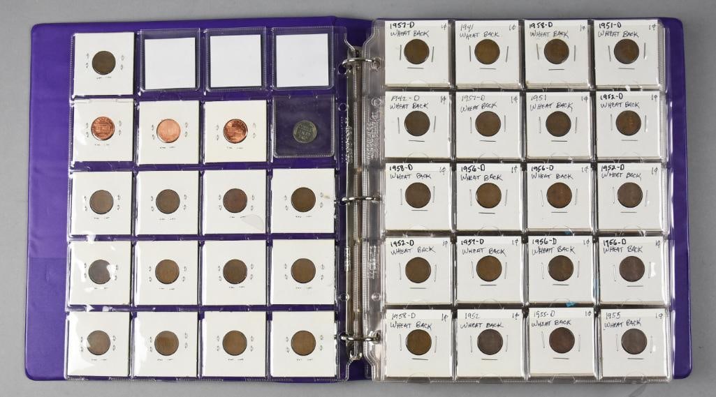 Indian & Lincoln Head Pennies, Three Ring Binder, FULL (1 of 16)