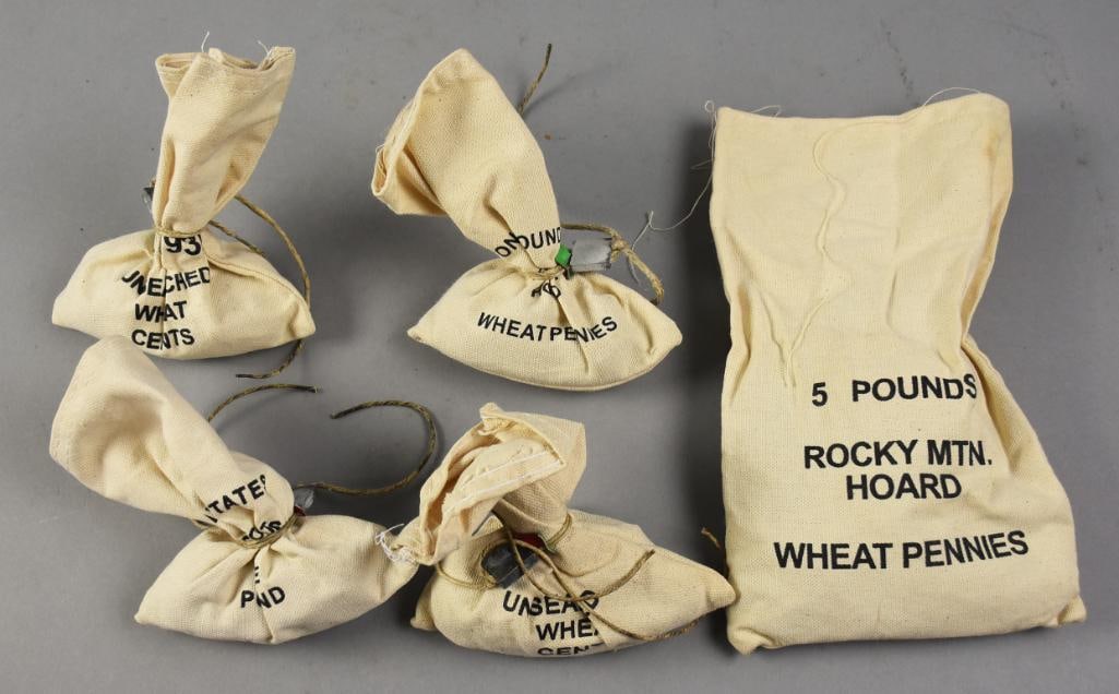 Rock Mountain Hoard Multiple Bags Wheat Pennies (1 of 3)