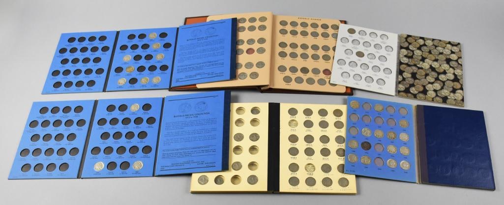 (6) Assorted Buffalo Nickels Albums (1 of 8)