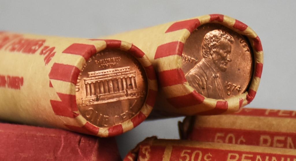 (23) Unchecked Penny Rolls - 2