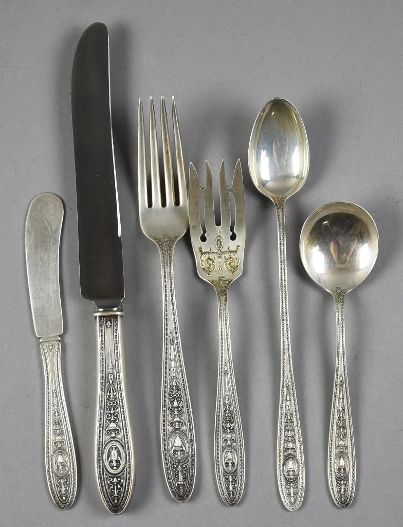 1924 Sterling Flatware International Silver Wedgwood Service for 8 - 3