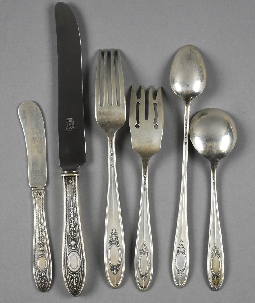 1924 Sterling Flatware International Silver Wedgwood Service for 8 - 5