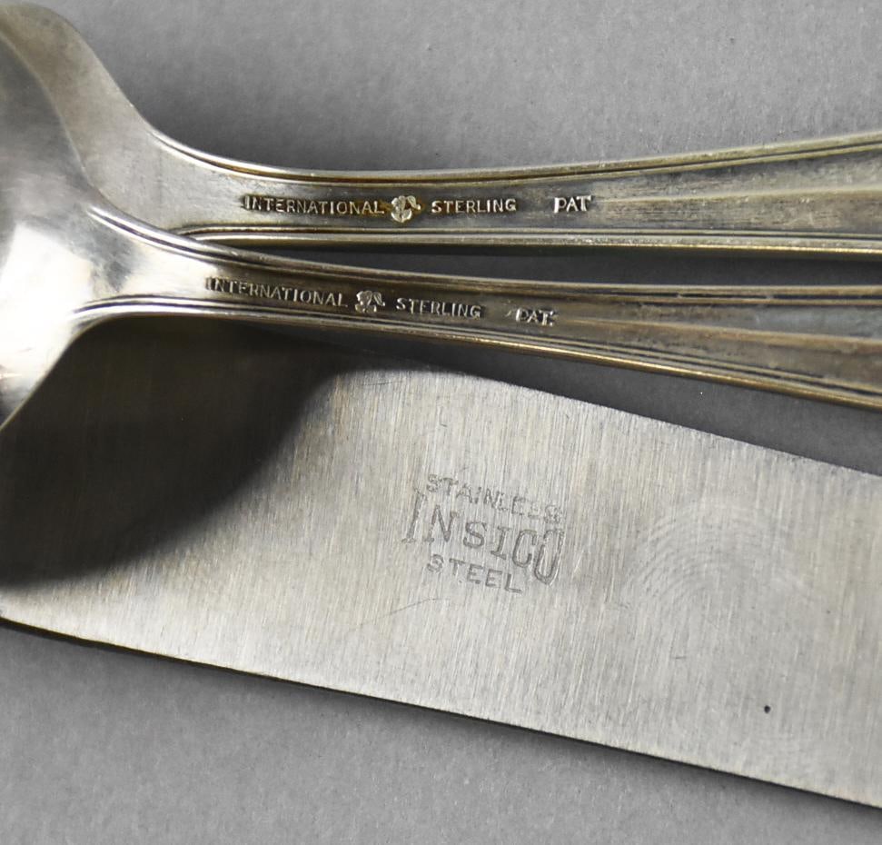 1924 Sterling Flatware International Silver Wedgwood Service for 8 - 6