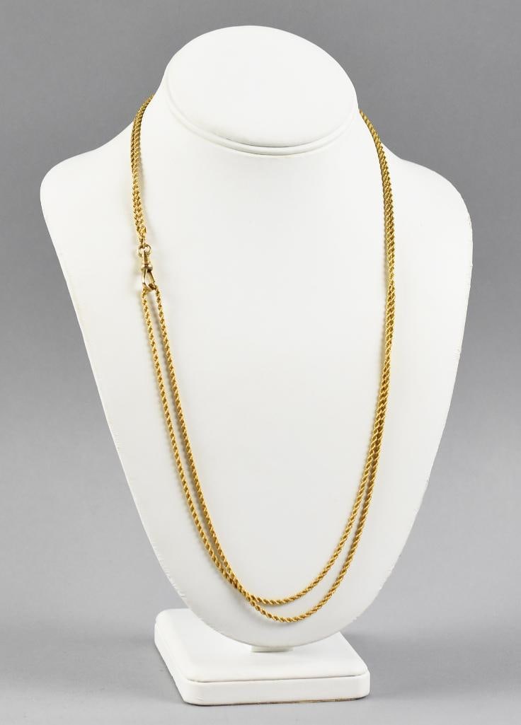 Antique Pocket Watch Chain 12k GF: Awesome Victorian antique pocket watch chain, stamped 1/20th 12k GF.