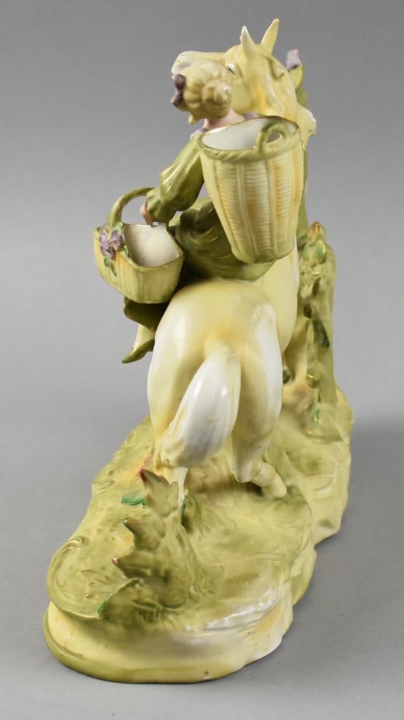 Antique German Dresden Figural Grouping - 5