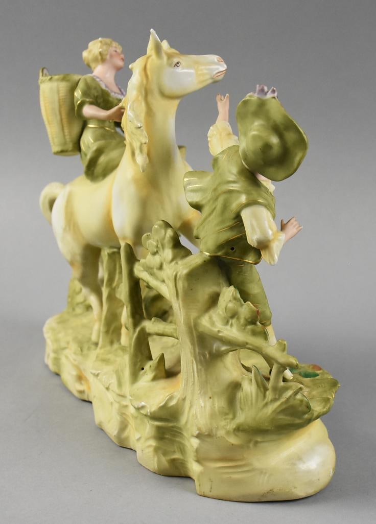 Antique German Dresden Figural Grouping - 6