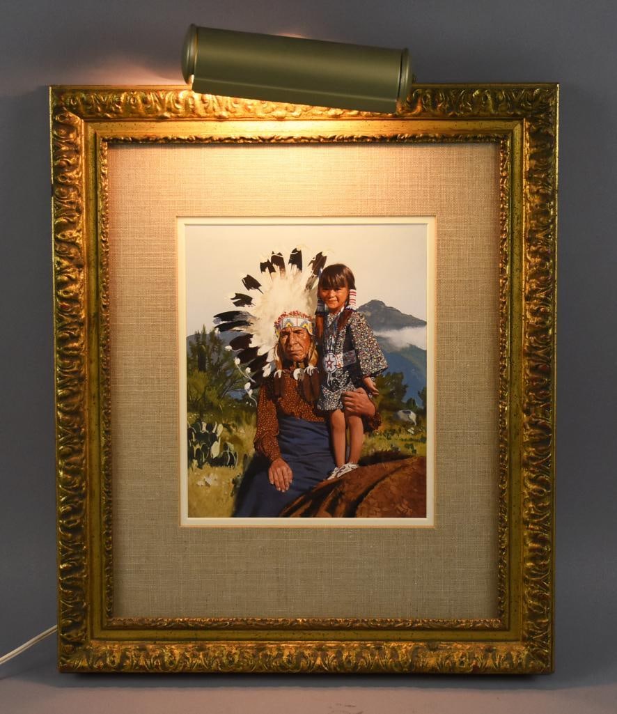 Don Crowley (1926-2019) Egg Tempera Study for Generations - 4