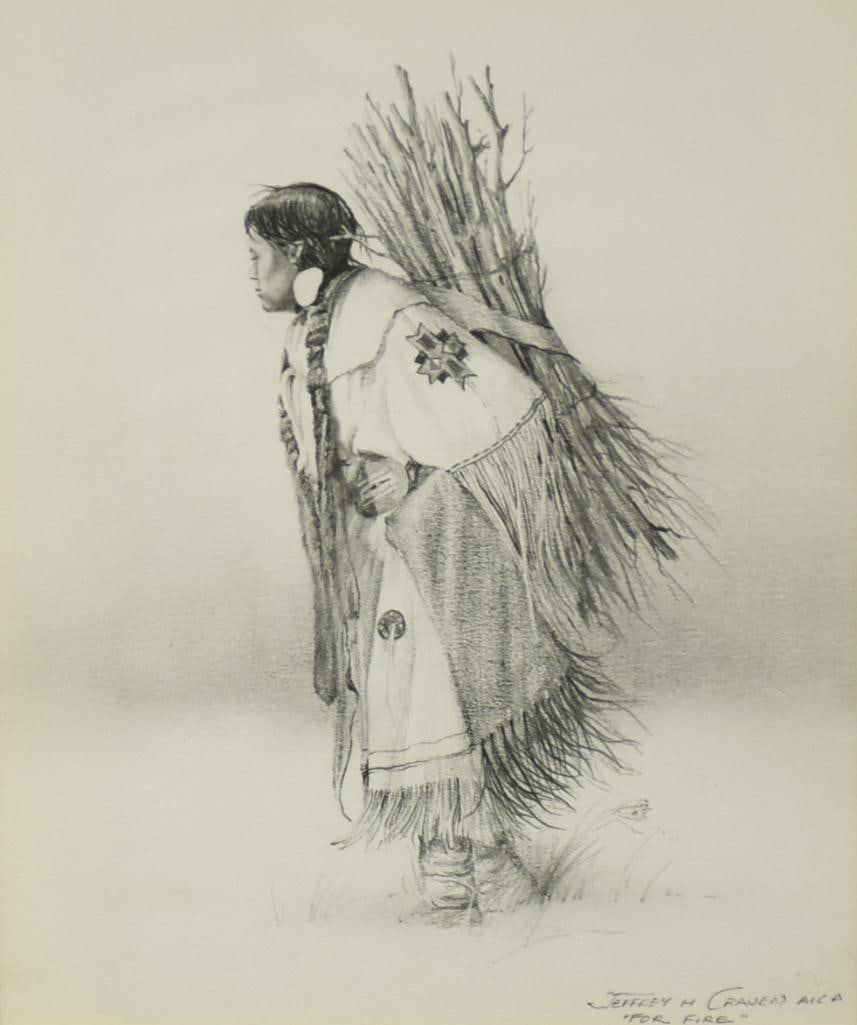 Jeffrey H. Craven (b1950) For Fire Drawing (1 of 5)