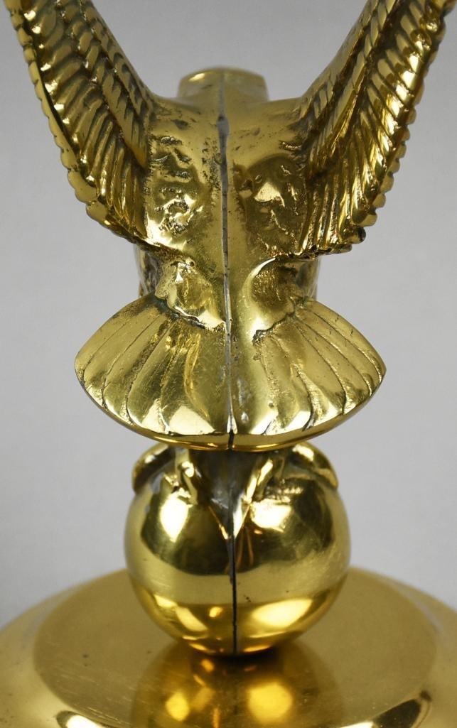 Gorgeous Bald Eagle Brass Figure - 3