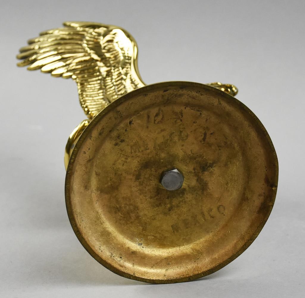 Gorgeous Bald Eagle Brass Figure - 4