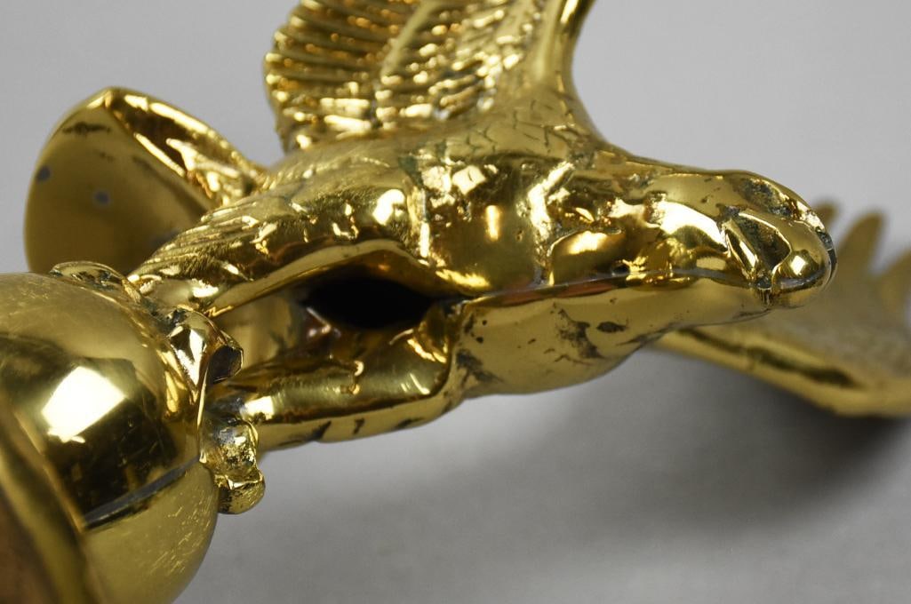 Gorgeous Bald Eagle Brass Figure - 5