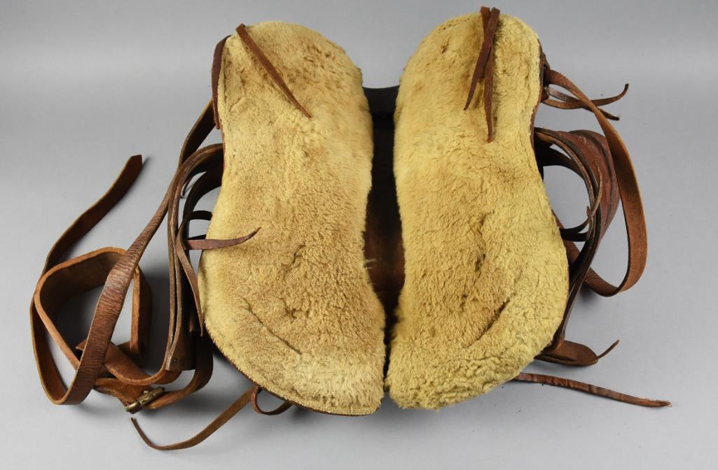 c1940 Leather and Tooled Youth Saddle - 9